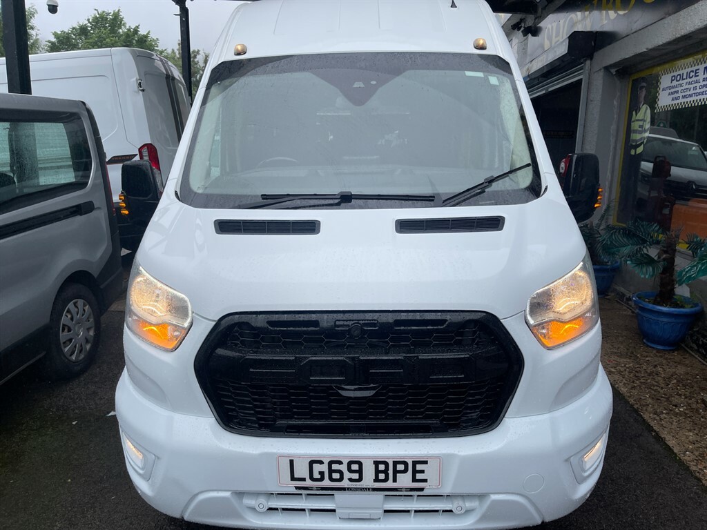 Ford Transit Custom 350 Crewcab Tipper Euro 6 L9ft 3 7 Seats U7642 White #11