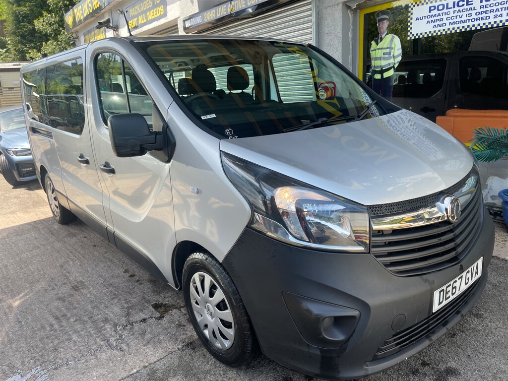 Vauxhall Vivaro L2h1 2900 Combi Cdti Biturbo Ss Silver