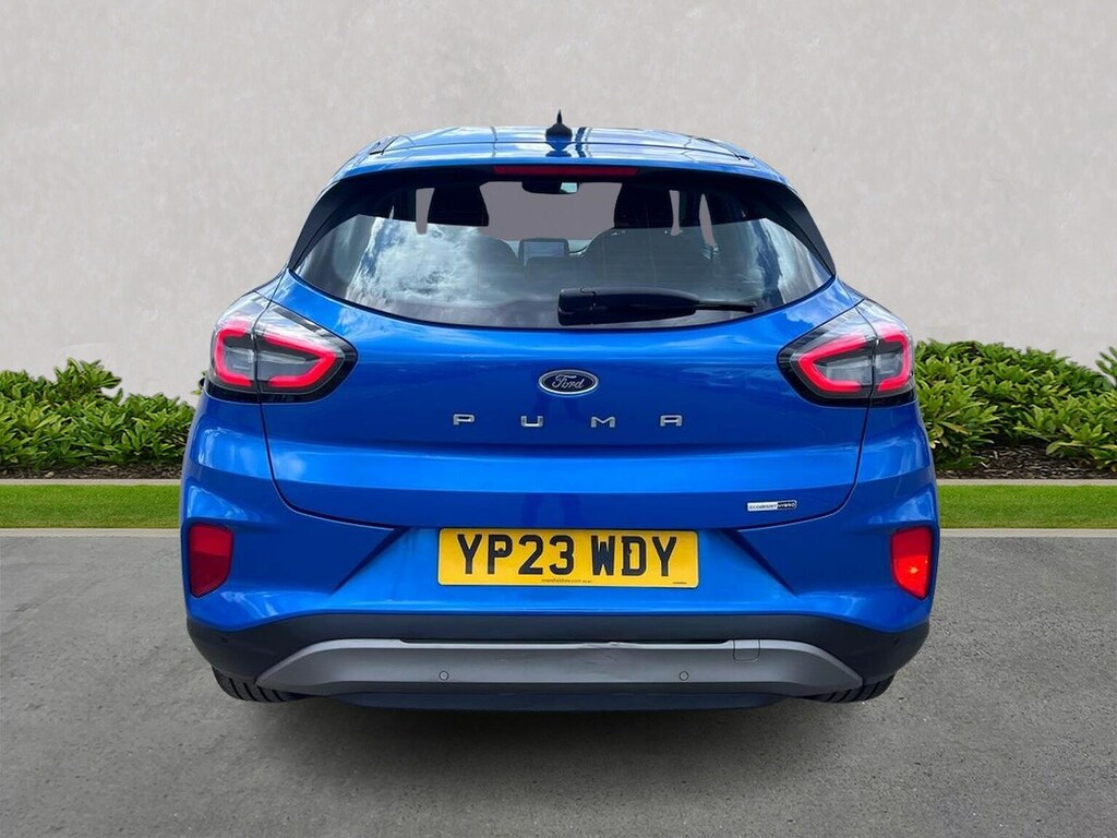 Ford Puma 1.0T Ecoboost Mhev Titanium Suv Hybrid YP23WDY Blue #4