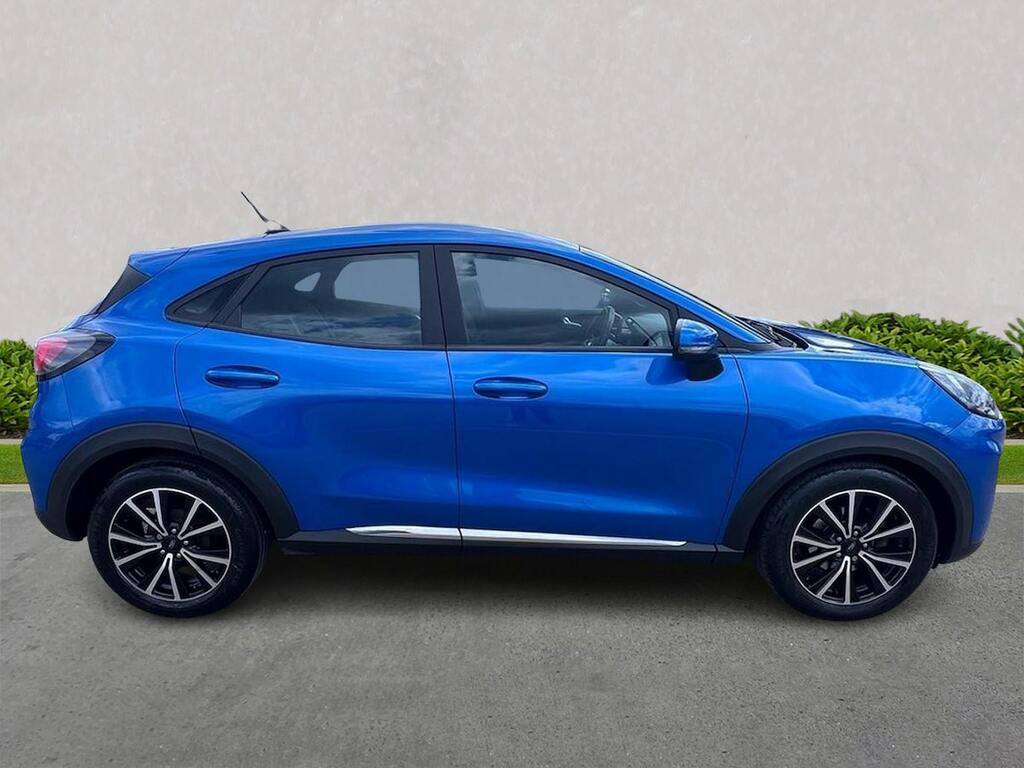 Ford Puma 1.0T Ecoboost Mhev Titanium Suv Hybrid YP23WDY Blue #3