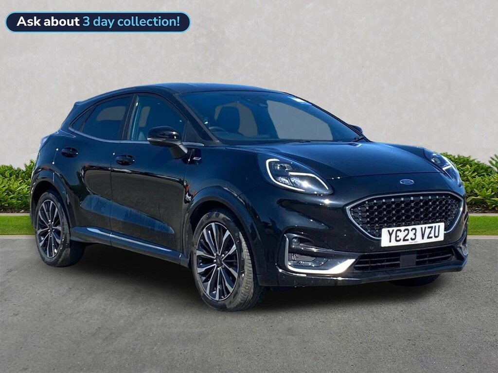 Ford Puma 1.0T Ecoboost Mhev St-line Vignale Suv YC23VZU Black