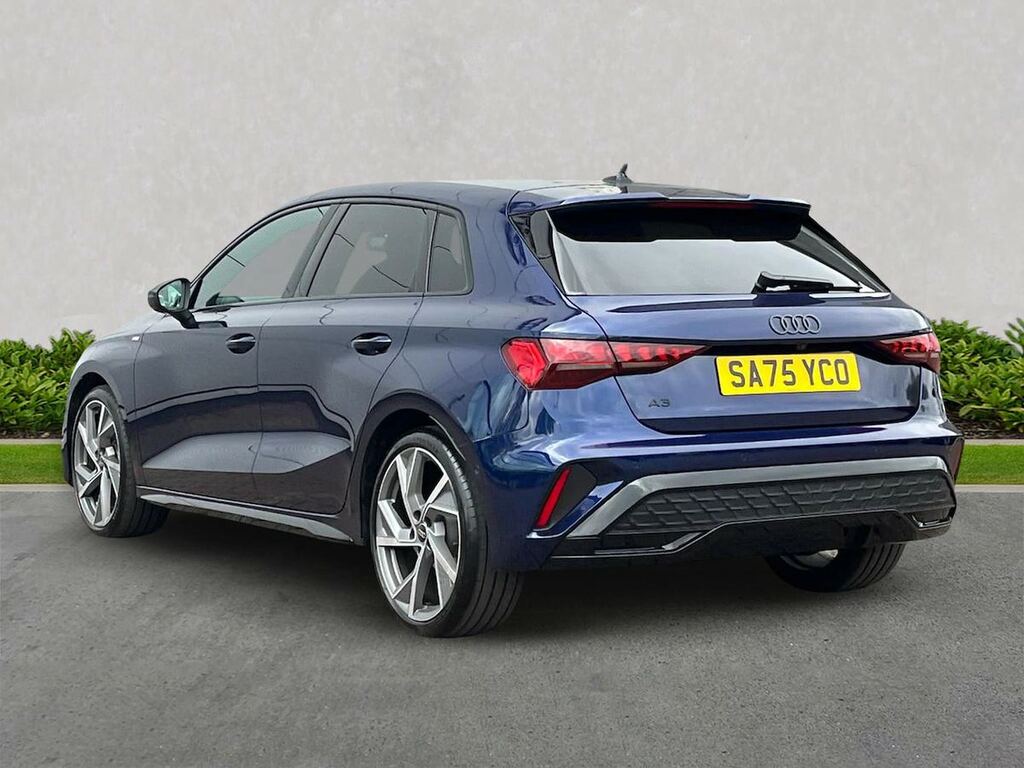 Audi A3 2.0 Tdi 150 Black Edition S Tronic Tech Pack SA75YCO Blue #2