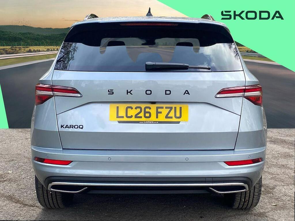 Skoda Karoq 1.5 Tsi Act Sportline Edition Suv Dsg E LC26FZU Silver #4