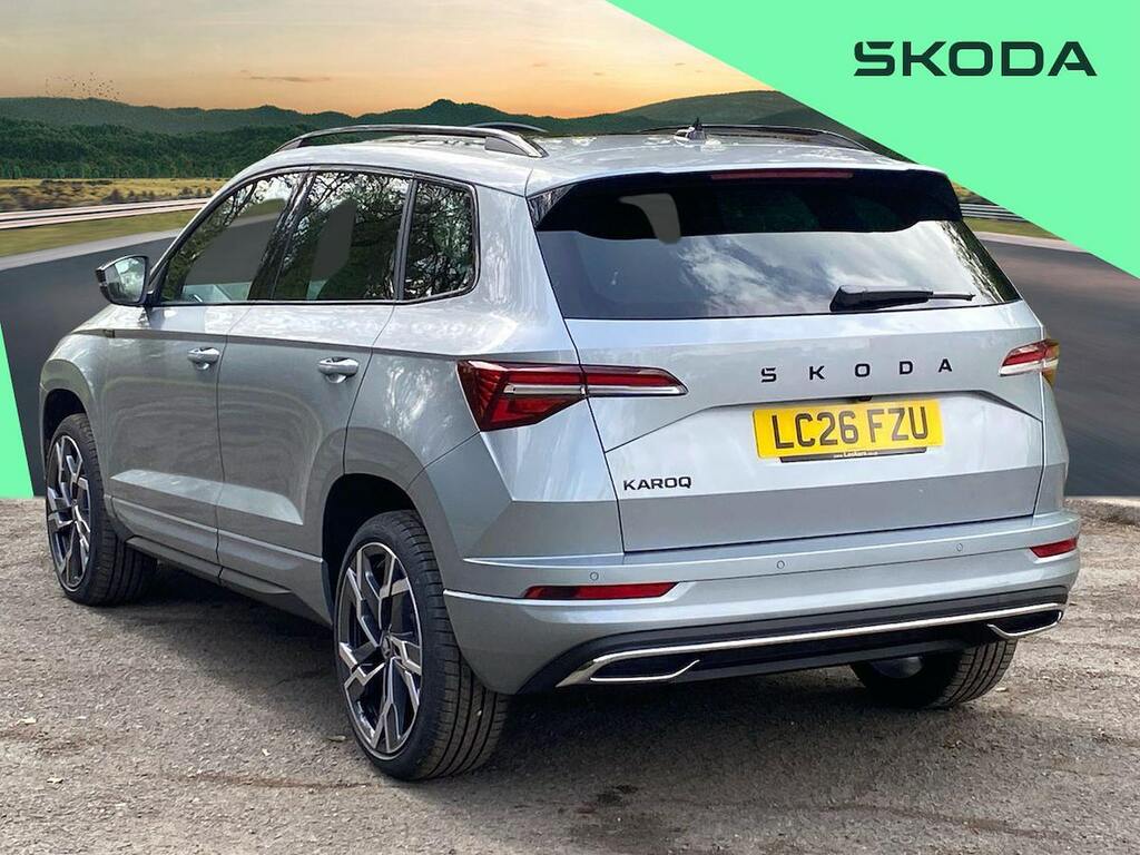 Skoda Karoq 1.5 Tsi Act Sportline Edition Suv Dsg E LC26FZU Silver #2