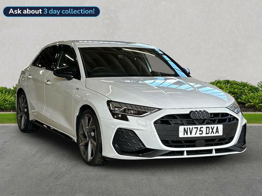 Audi A3 2.0 Tdi 150 Black Edition S Tronic White