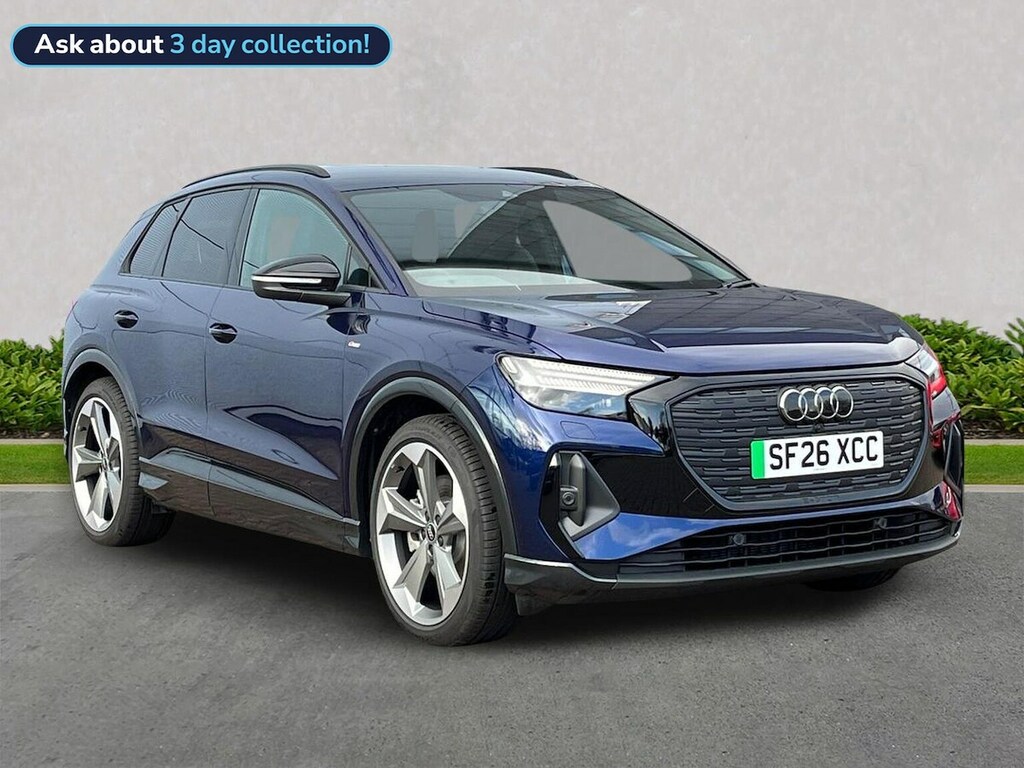 Audi Q4 E Tron 210Kw 45 82Kwh Black Edition Tech Pack Blue