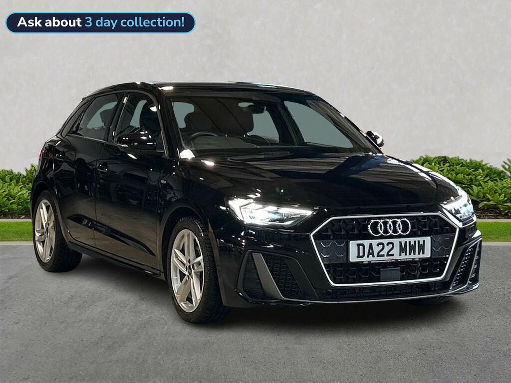 Audi A1 1.0 Tfsi 30 S Line Sportback Eur DA22MWW Black