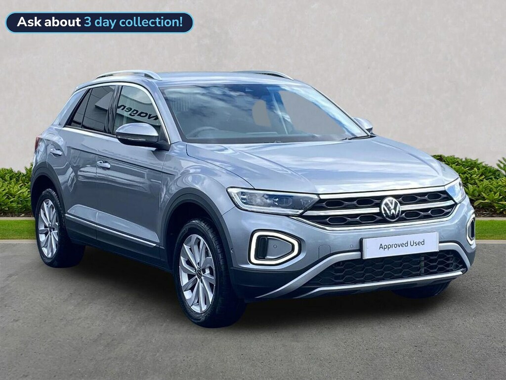 Volkswagen T-Roc 1.5 Tsi Style Suv Euro 6 Ss GD25AEZ Silver