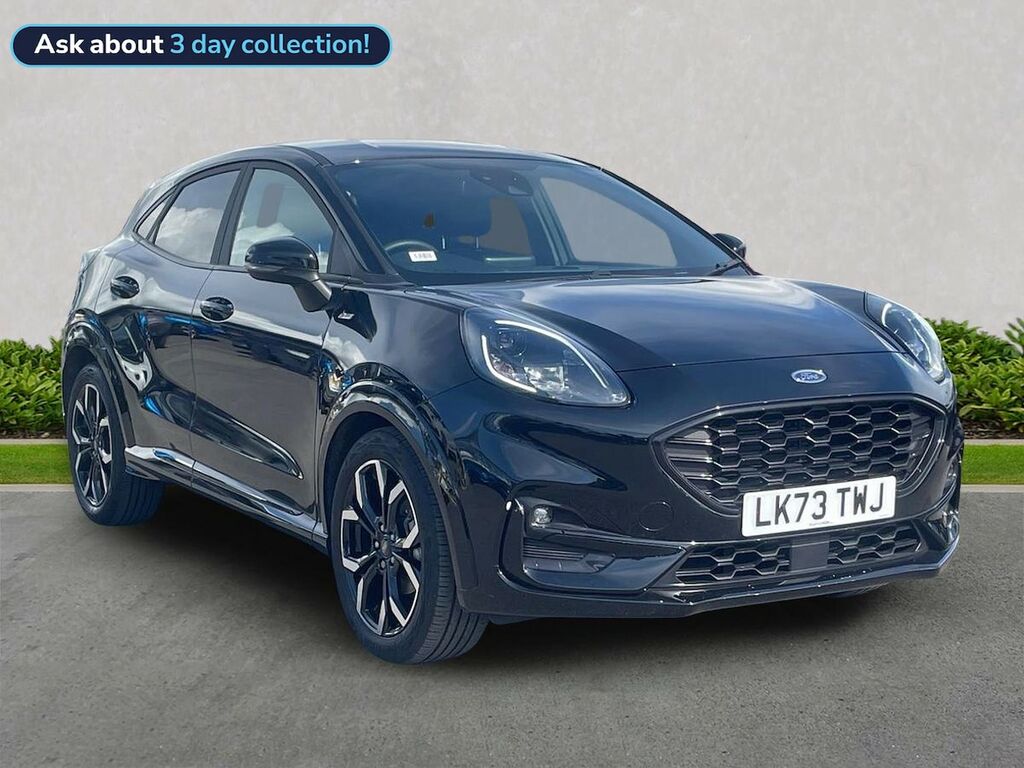 Ford Puma 1.0T Ecoboost Mhev St-line X Suv Hybrid LK73TWJ Black