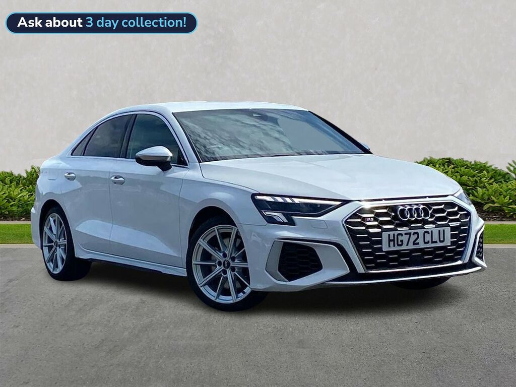 Audi A3 2.0 Tfsi Saloon S Tronic Quattro Euro 6 White