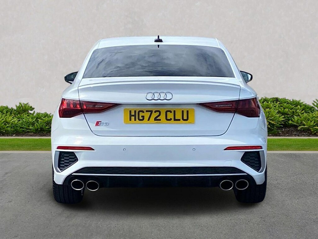 Audi A3 2.0 Tfsi Saloon S Tronic Quattro Euro 6 HG72CLU White #4