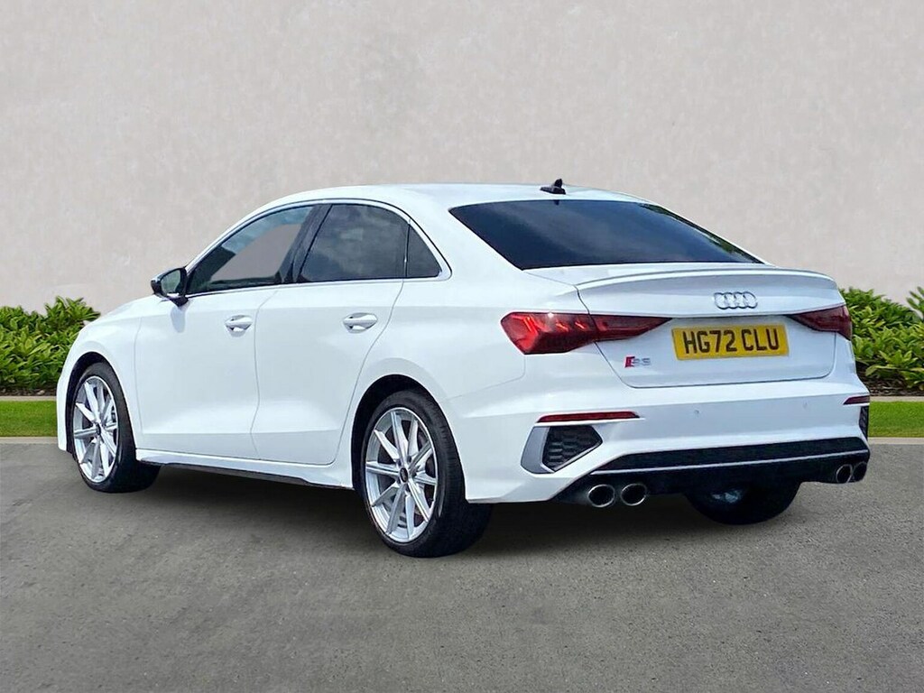 Audi A3 2.0 Tfsi Saloon S Tronic Quattro Euro 6 HG72CLU White #2