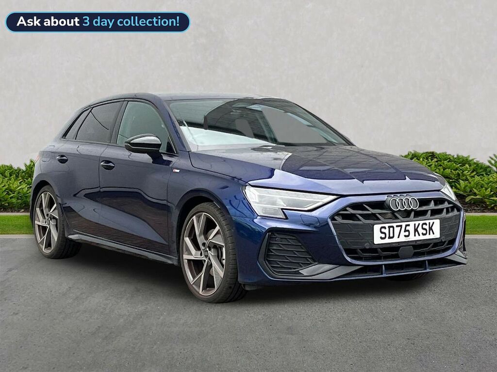 Audi A3 1.5 Tfsi 150 Black Ed S Tronic Tech Pack Blue