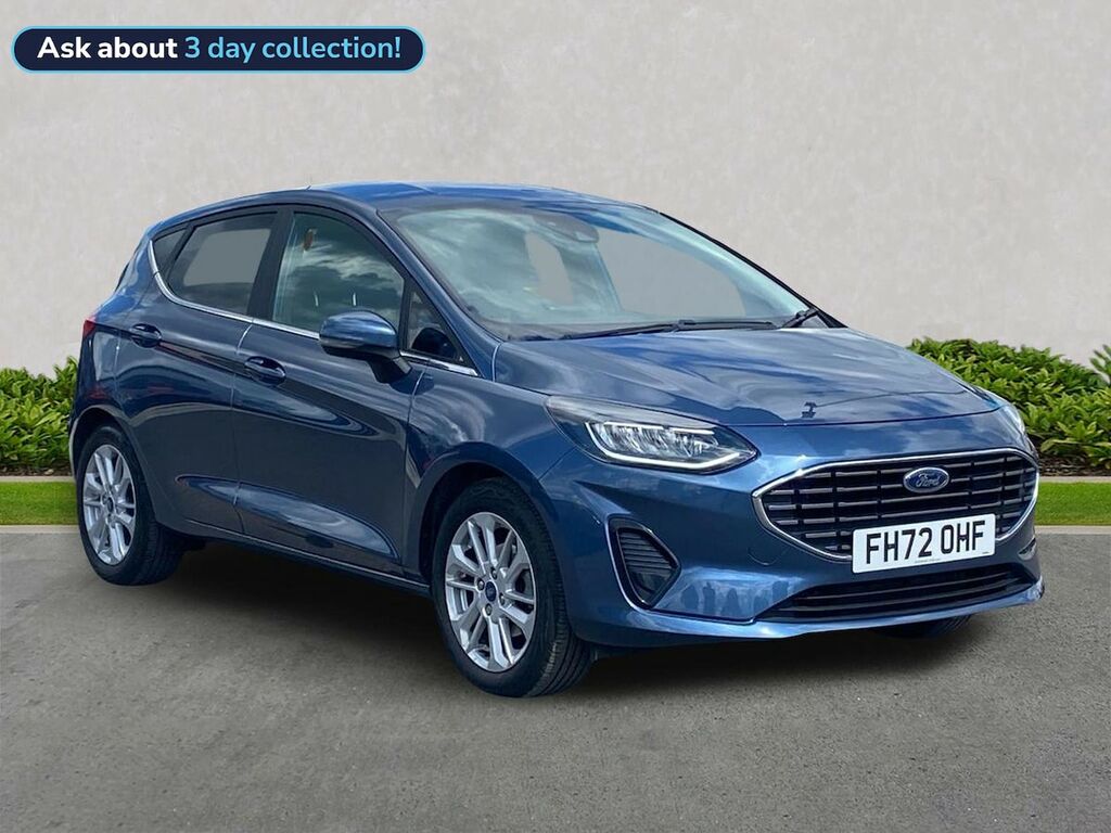 Ford Fiesta 1.0 Ecoboost Titanium FH72OHF Blue