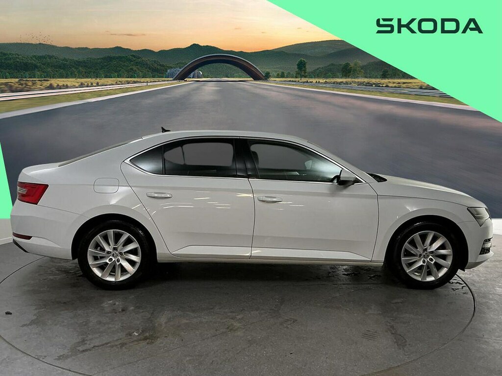 Skoda Superb 1.5 Tsi Act Se Technology Hatchback Dsg White #3