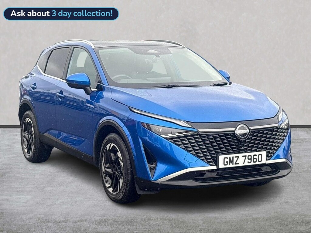 Nissan Qashqai 1.3 Dig-t Mhev N-connecta Suv Hybrid Xt Blue