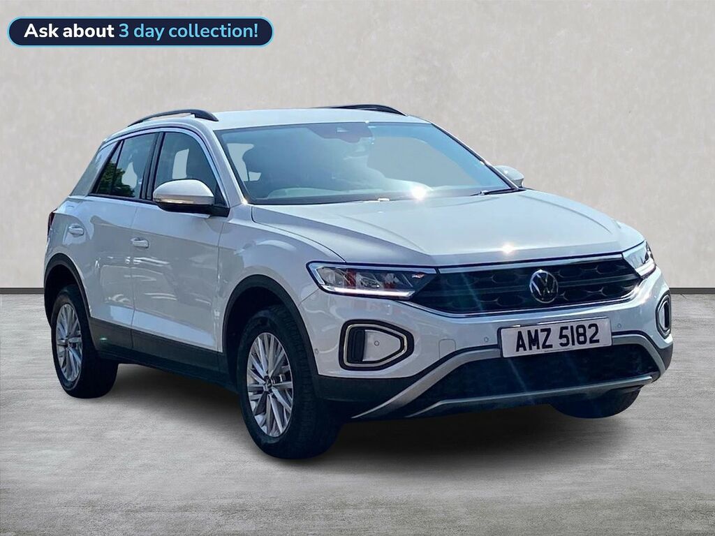 Volkswagen T-Roc 1.0 Tsi Life Suv Euro 6 Ss 1 AMZ5182 White
