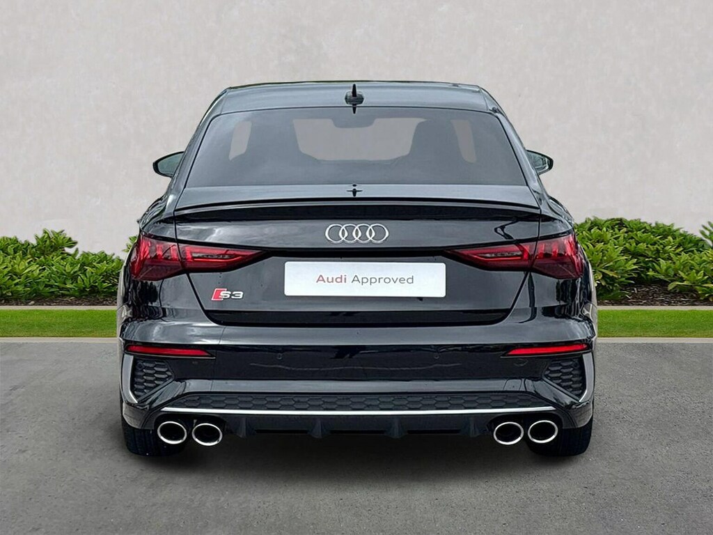 Audi A3 2.0 Tfsi Saloon S Tronic Quattro Euro 6 Black #4