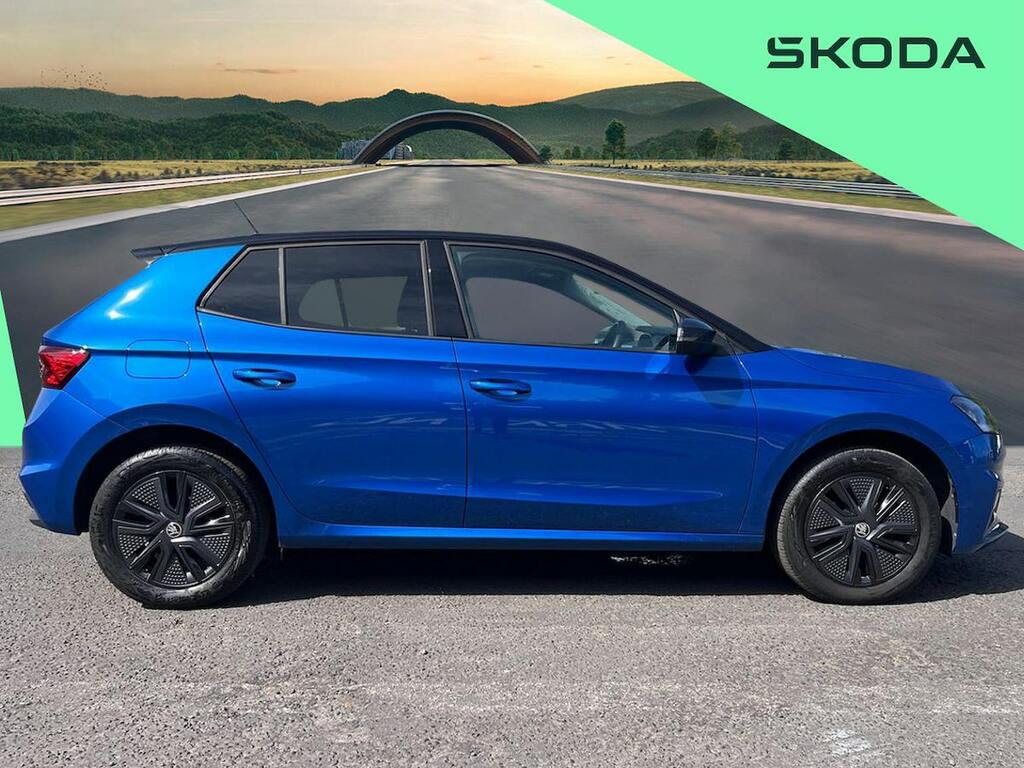 Skoda Fabia 1.0 Tsi Design Edition Hatchback ND74DVX Blue #3