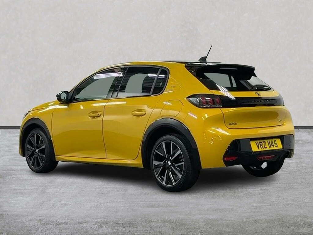 Peugeot 208 1.5 Bluehdi Gt Hatchback Euro 6 VRZ1145 Yellow #2