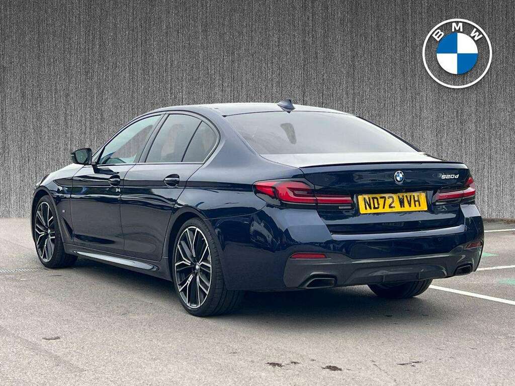 BMW 5 Series 520D Mht M Sport Step ND72WVH Blue #2