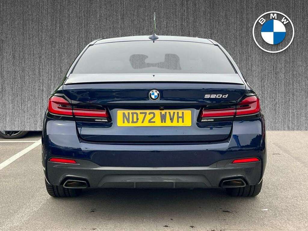 BMW 5 Series 520D Mht M Sport Step ND72WVH Blue #4
