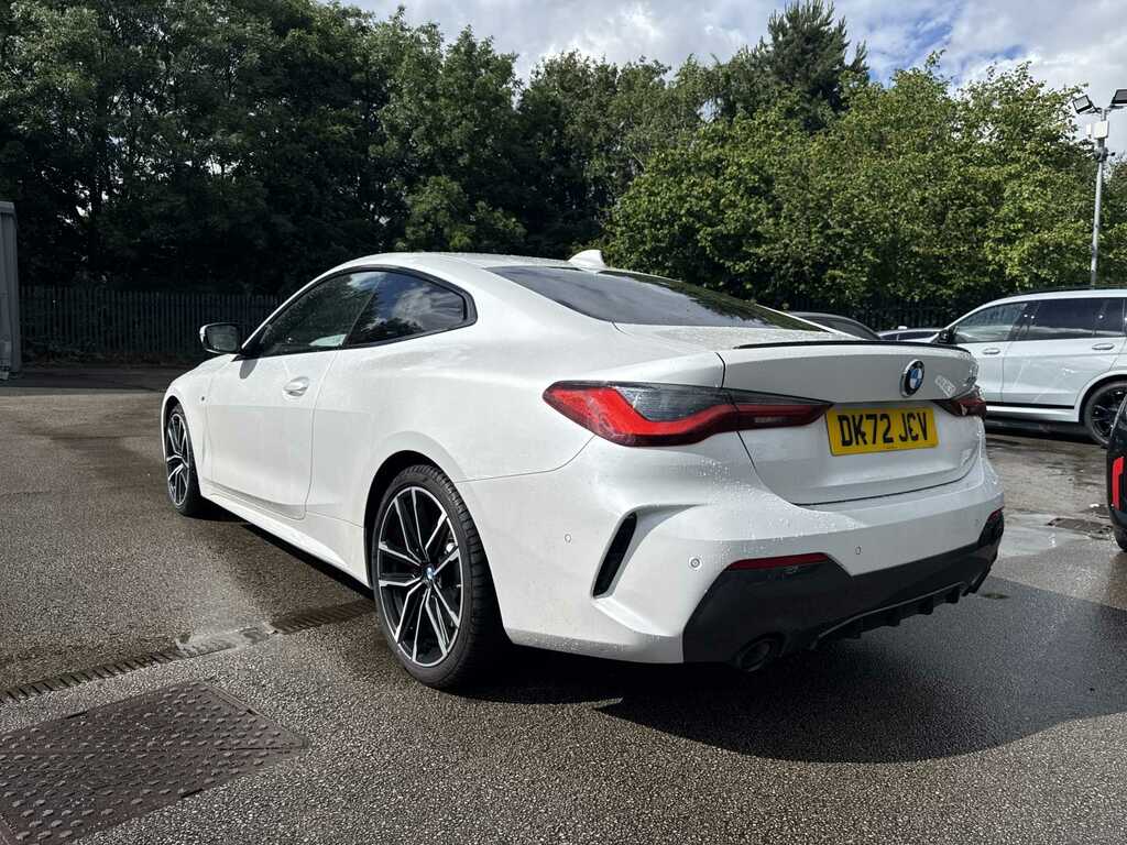 BMW 4 Series 420D Mht M Sport Step DK72JCV White #2