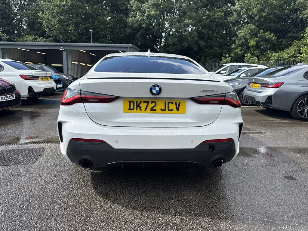 BMW 4 Series 420D Mht M Sport Step DK72JCV White #4