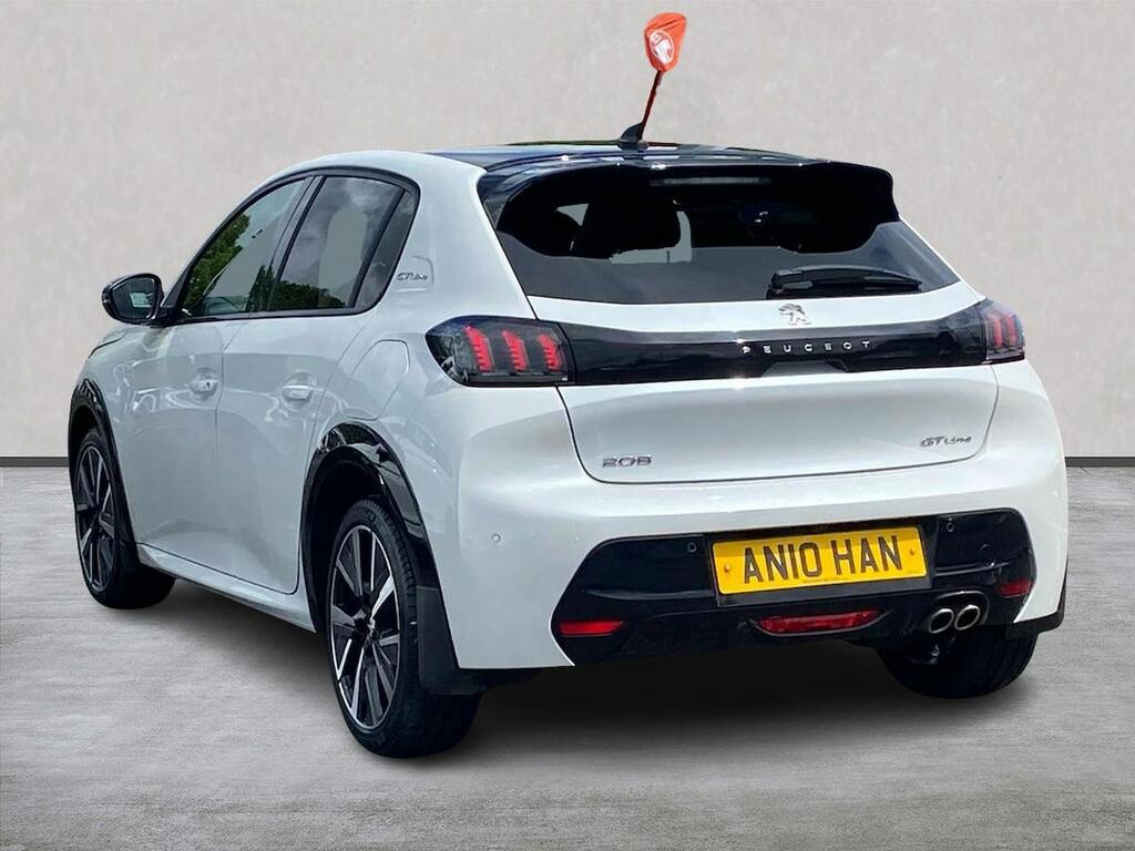 Peugeot 208 1.2 Puretech Gt Line Hatchback Eat Euro AN10HAN White #2