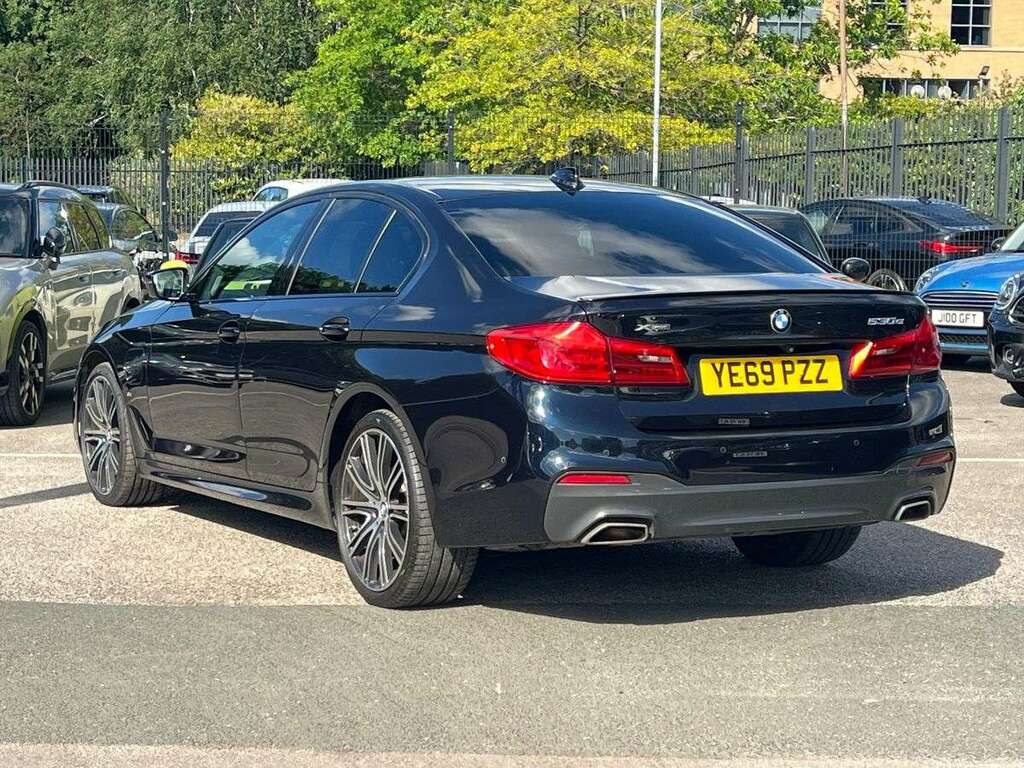 BMW 5 Series 530E Xdrive M Sport YE69PZZ Black #2