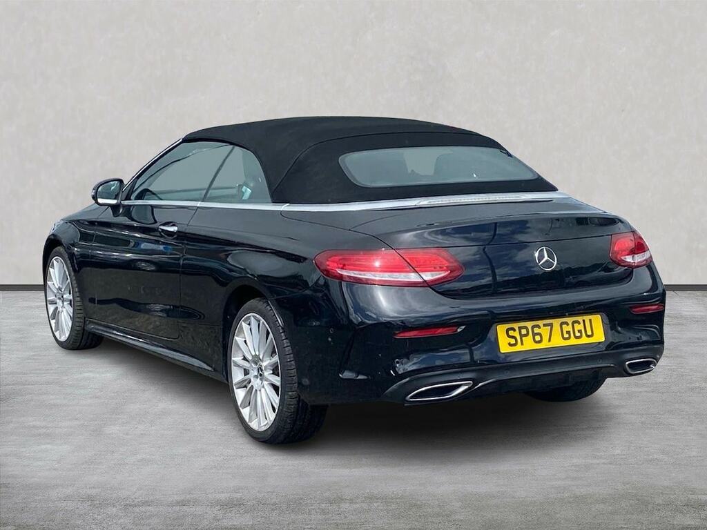Mercedes-Benz C Class 2.1 C220d Amg Line Premium Plus Cabriolet Di SP67GGU Black #2