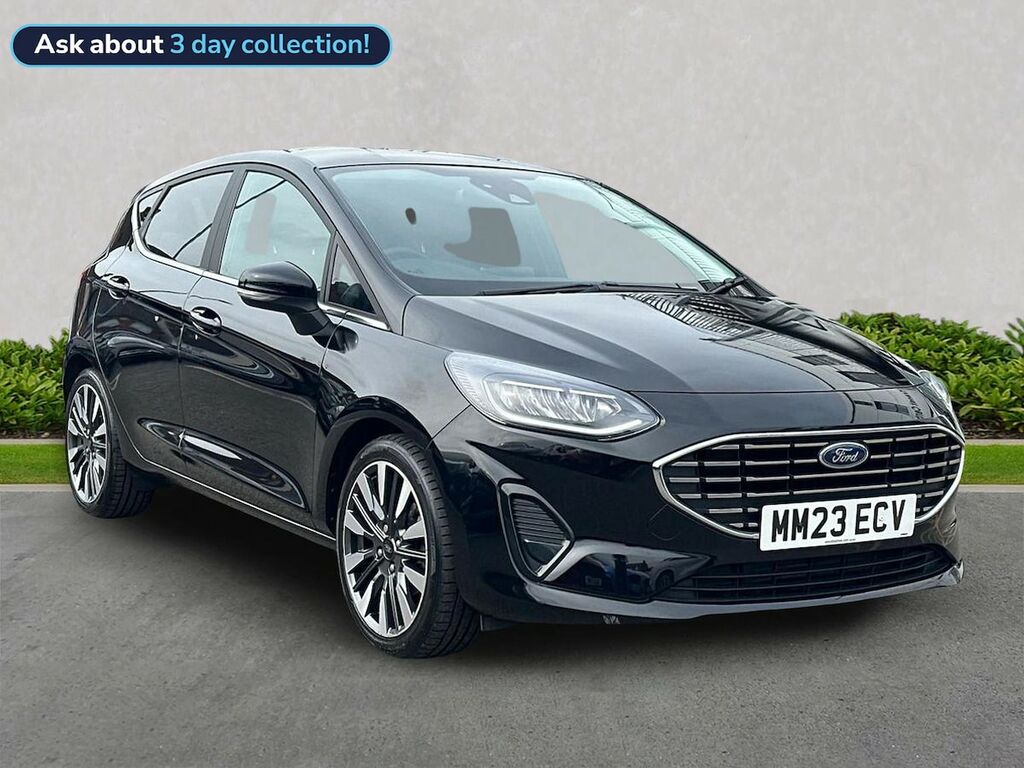 Ford Fiesta 1.0T Ecoboost Mhev Titanium X Hatchback MM23ECV Black