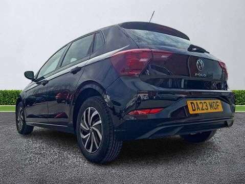 Volkswagen Polo 1.0 Tsi Life Hatchback Euro 6 S DA23MOF Black #2
