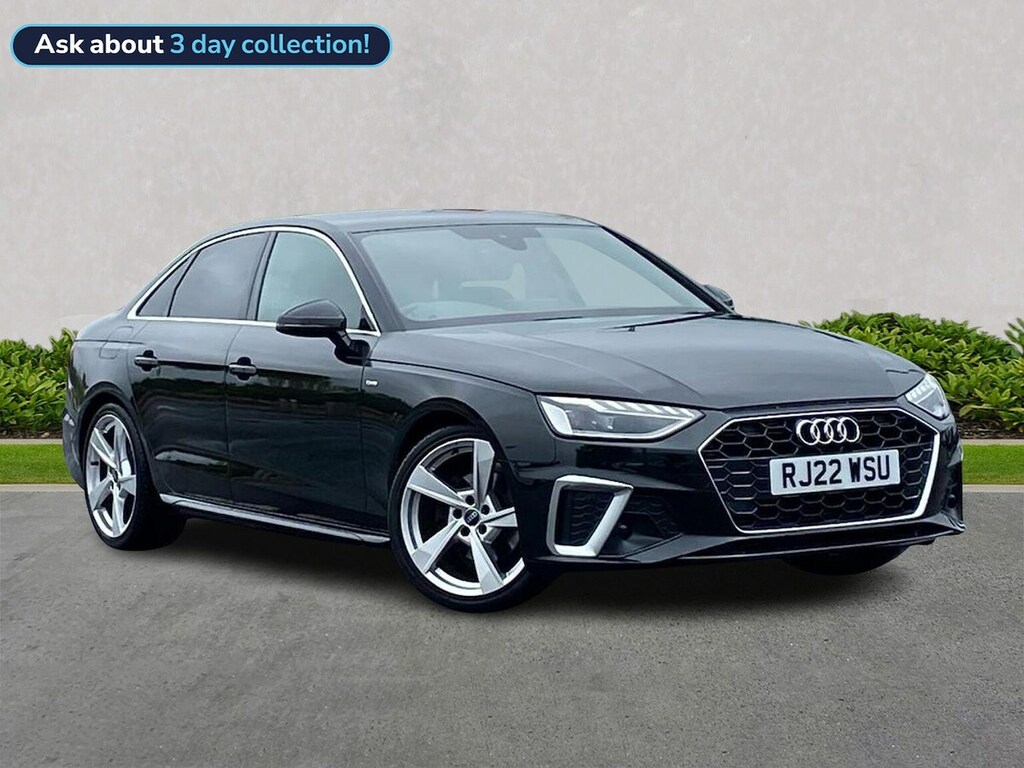 Audi A4 2.0 Tfsi 35 S Line Saloon S Tronic Euro Black