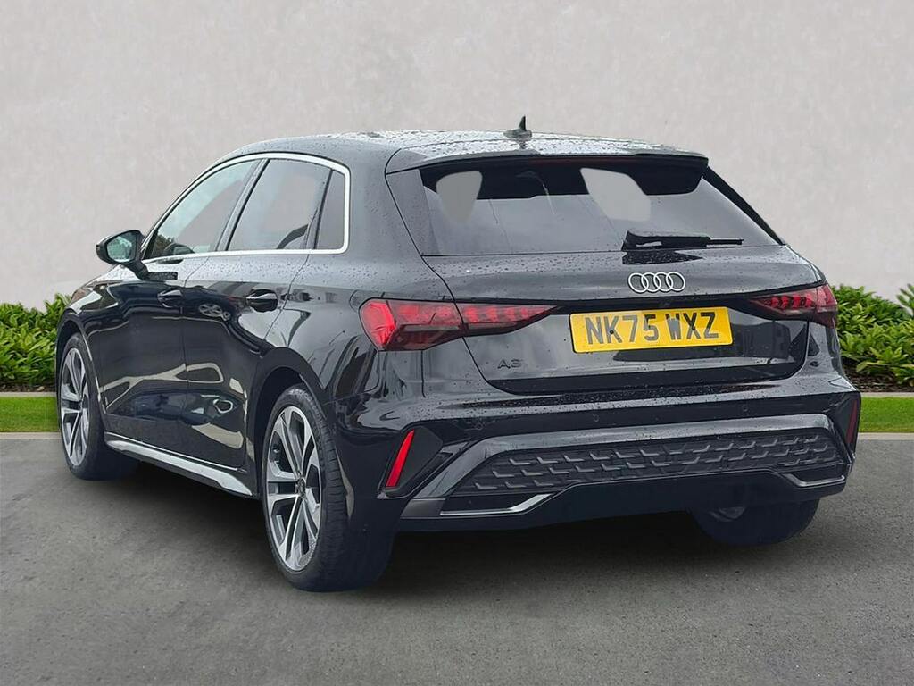 Audi A3 1.5 Tfsi 150 S Line S Tronic NK75WXZ Black #2