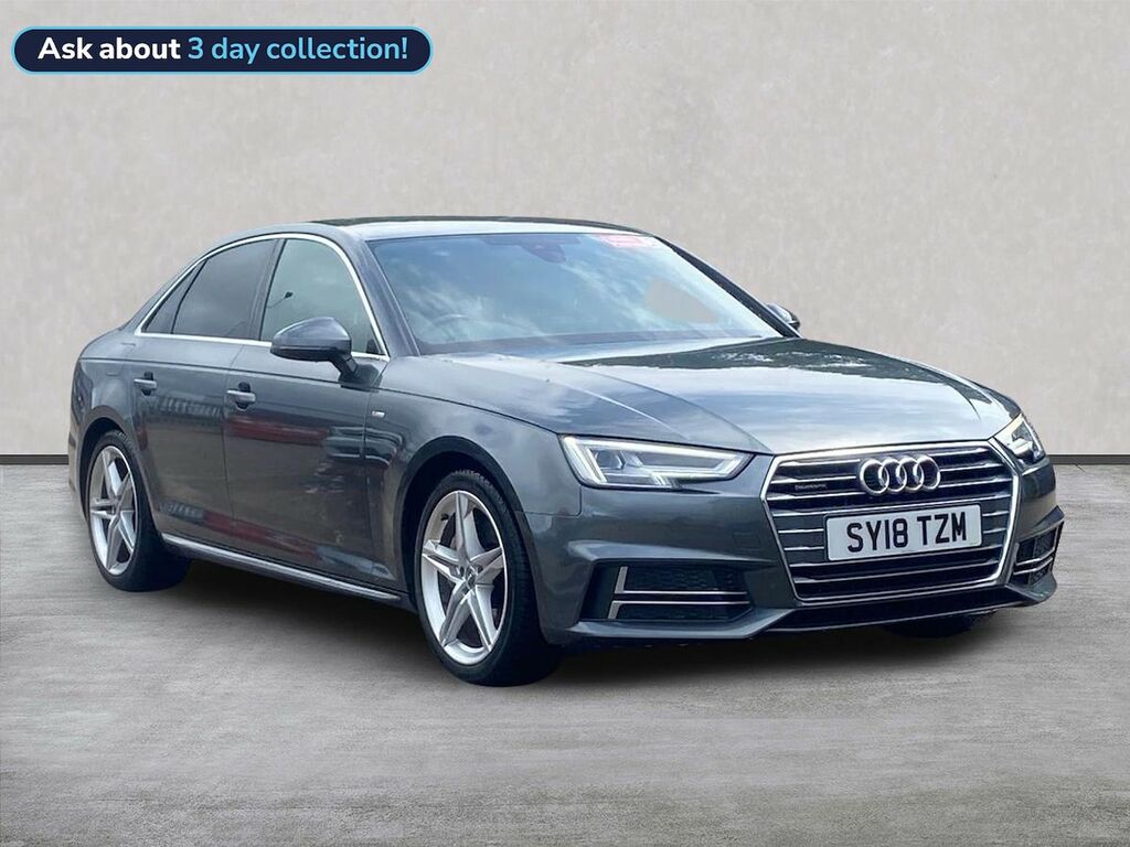 Audi A4 2.0 Tdi 190 Quattro S Line S Tronic Ltralc Grey