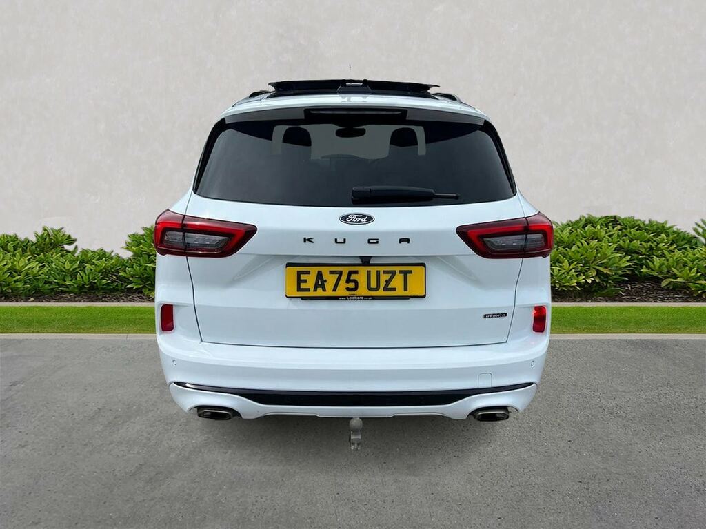 Ford Kuga 2.5 Duratec 14.4Kwh St-line X Black Package Suv EA75UZT White #4