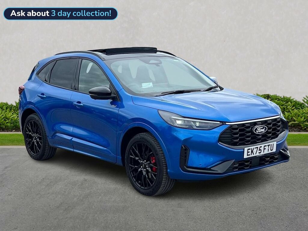 Ford Kuga 2.5 Duratec 14.4Kwh St-line X Black Package Suv Blue