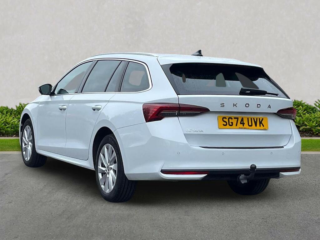 Skoda Octavia 2.0 Tdi Se L Estate Dsg Euro 6 Ss 1 White #2