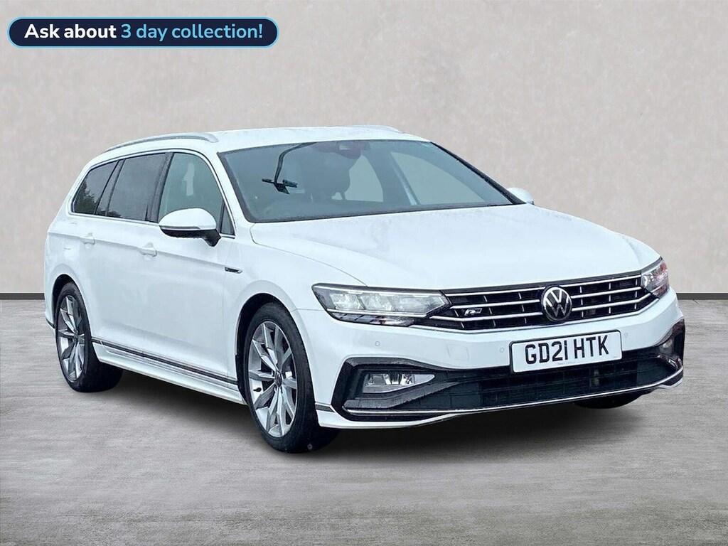 Volkswagen Passat 2.0 Tdi Evo R-line Estate Dsg Euro 6 S GD21HTK White