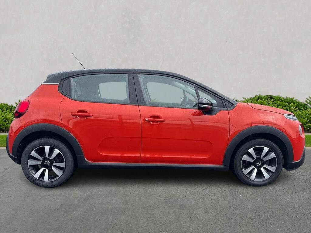 Citroen C3 1.2 Puretech Feel Hatchback Euro SG19JVH Orange #3