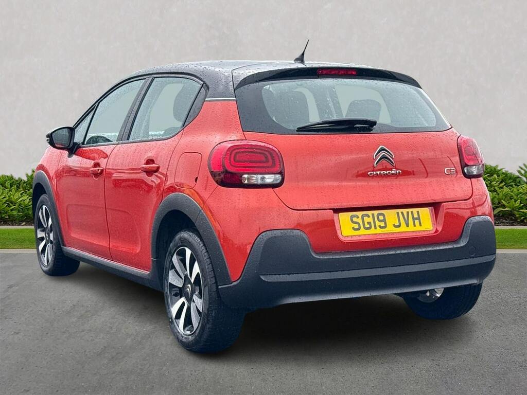Citroen C3 1.2 Puretech Feel Hatchback Euro SG19JVH Orange #2