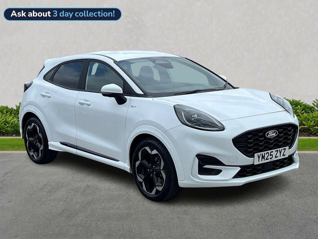 Ford Puma 1.0T Ecoboost Mhev St-line X Suv Hybrid YM25ZYZ White