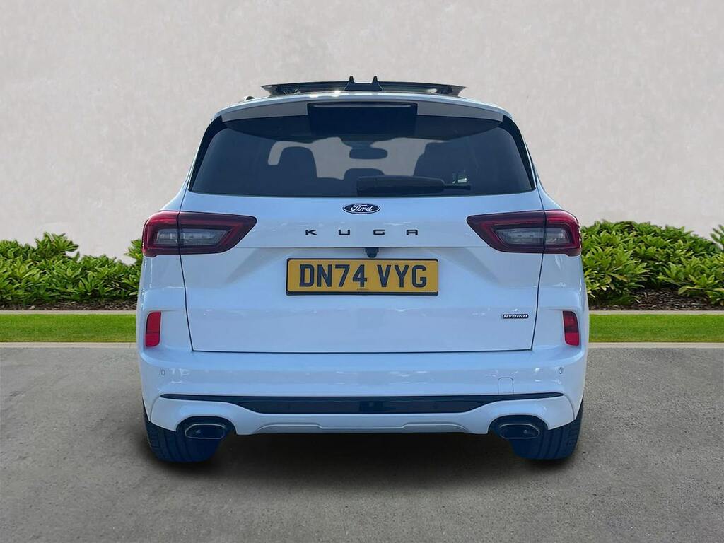 Ford Kuga 2.5H Duratec St-line X Suv Hybrid Cvt E DN74VYG White #4