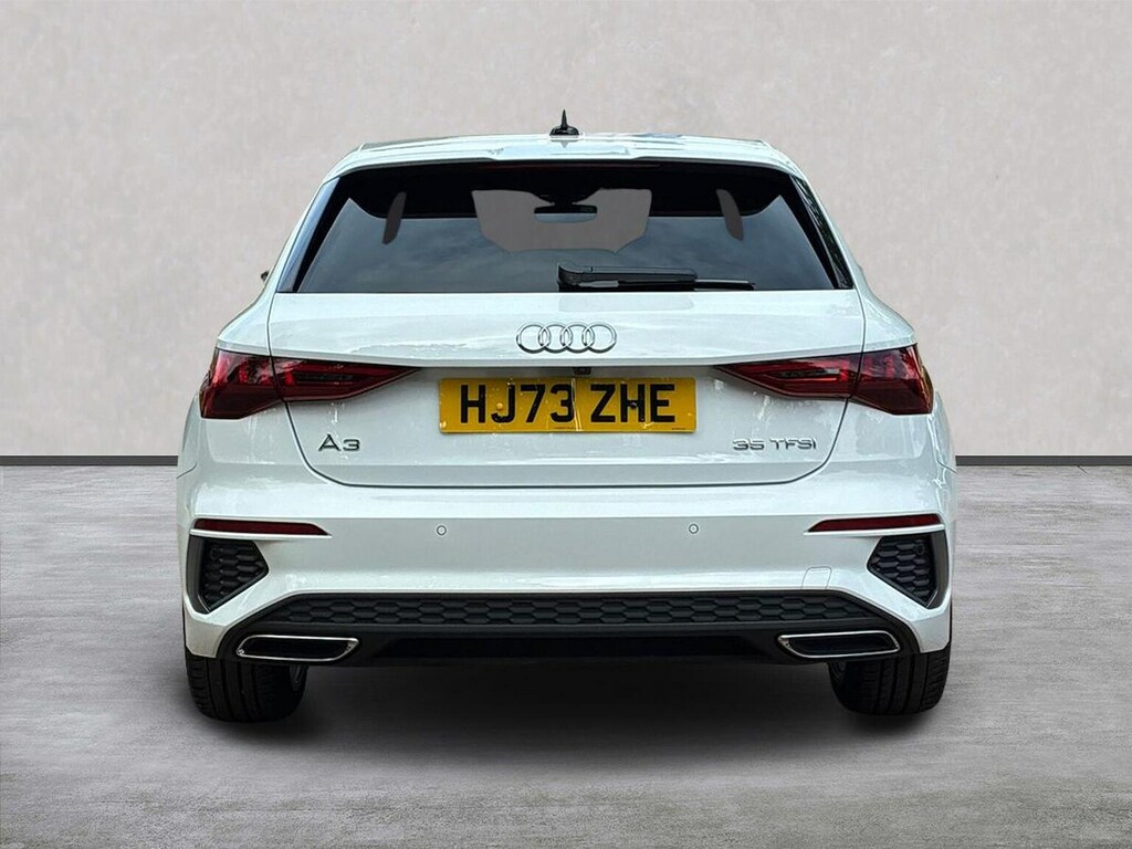 Audi A3 1.5 Tfsi 35 S Line Sportback S Tronic E HJ73ZHE White #4