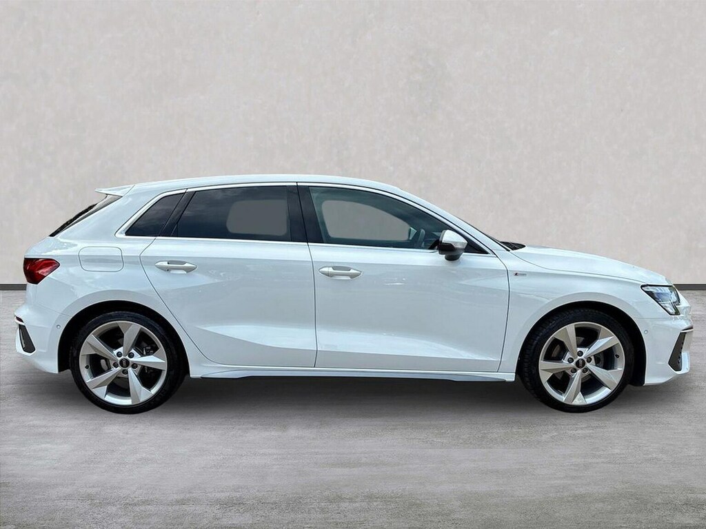 Audi A3 1.5 Tfsi 35 S Line Sportback S Tronic E HJ73ZHE White #3