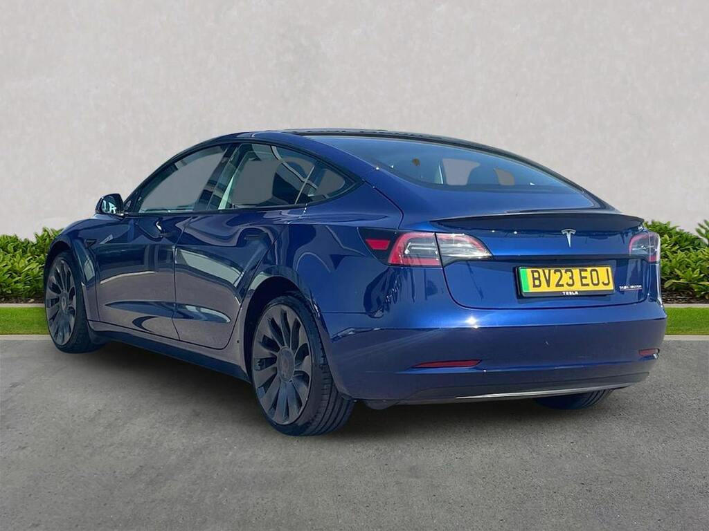 Tesla Model 3 Dual Motor Performance Saloon BV23EOJ Blue #2