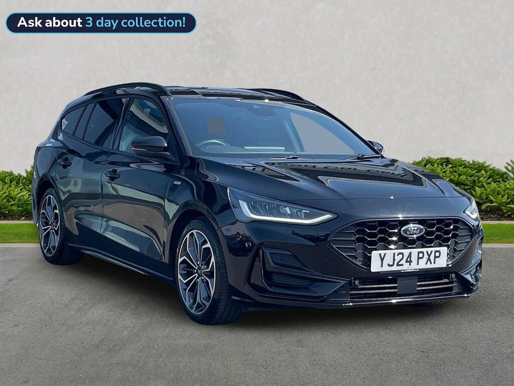 Ford Focus 1.0T Ecoboost Mhev St-line X Estate Hyb YJ24PXP Black