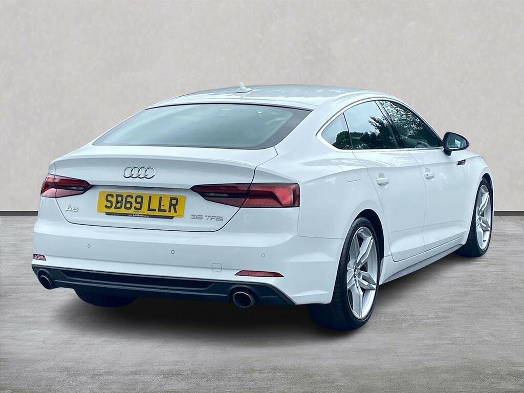 Audi A5 A5 35 Tfsi S Line S Tronic Hatchback SB69LLR White #2