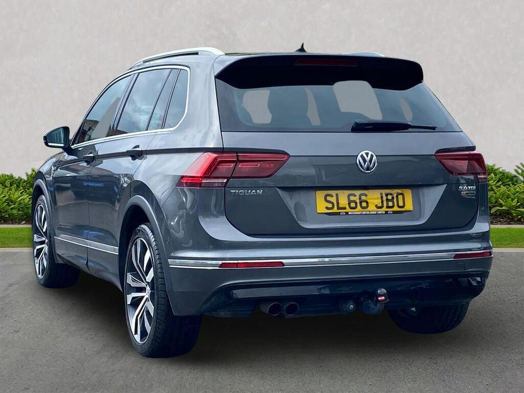 Volkswagen Tiguan 2.0 Tdi Bluemotion Tech R-line Suv Dsg SL66JBO Grey #2